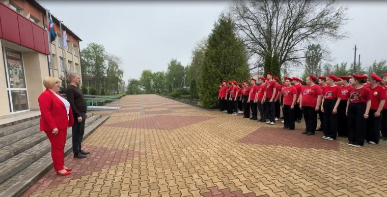 ✅ Парад юнармейских отрядов.